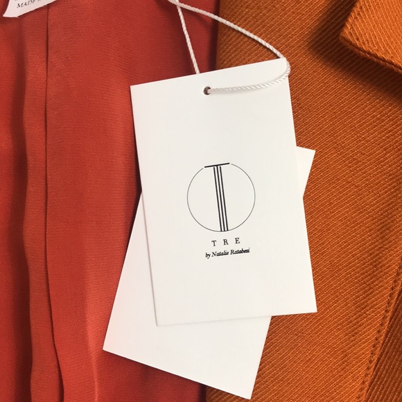 Tre by Natalie Ratabesi The Venus Jacket in Rust NWT Size 2 - Picture 8 of 9